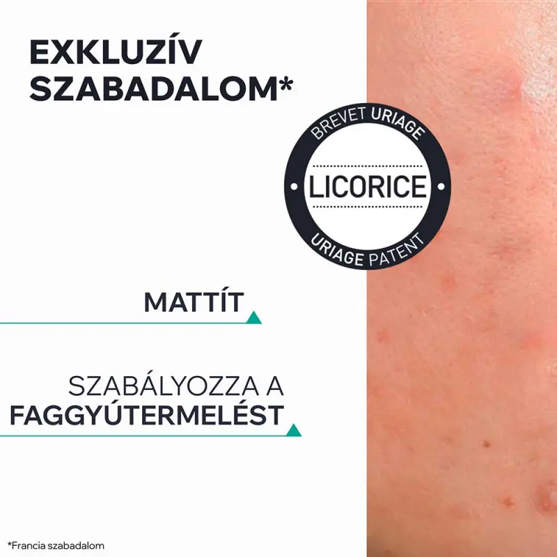 HYSÉAC FLUID SPF50+ mattító fényvédő zsíros bőrre 40 ml