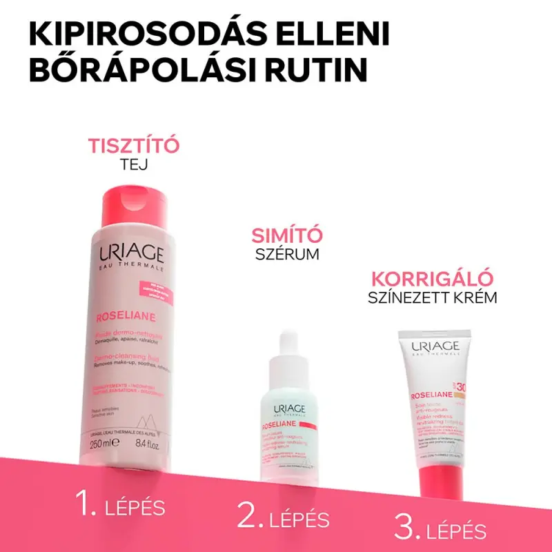 ROSÉLIANE CC Krém SPF30 kipirosodás/rosacea ellen 40 ml