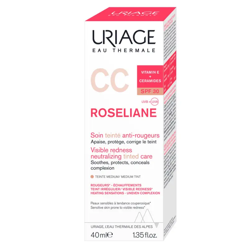 ROSÉLIANE CC Krém SPF30 kipirosodás/rosacea ellen 40 ml