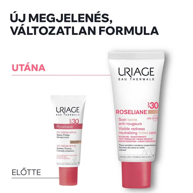 ROSÉLIANE CC Krém SPF30 kipirosodás/rosacea ellen 40 ml