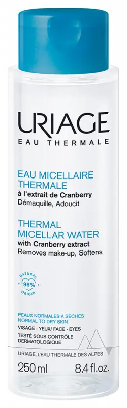 Uriage TERMÁL Micellás arctisztító normál/száraz bőrre 250 ml