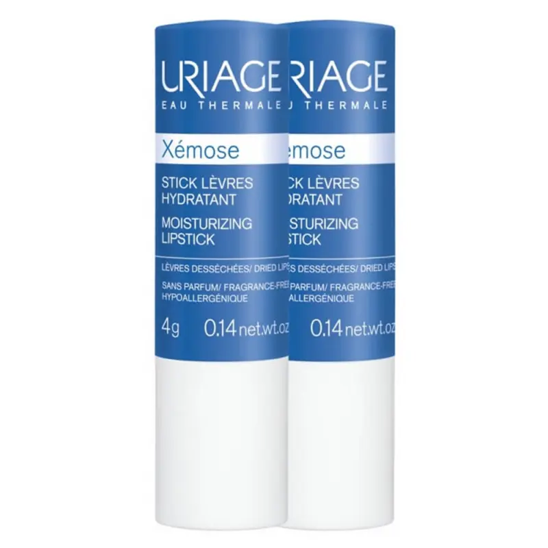 Uriage XÉMOSE Ajakápoló száraz ajkakra DUO 2x4 g