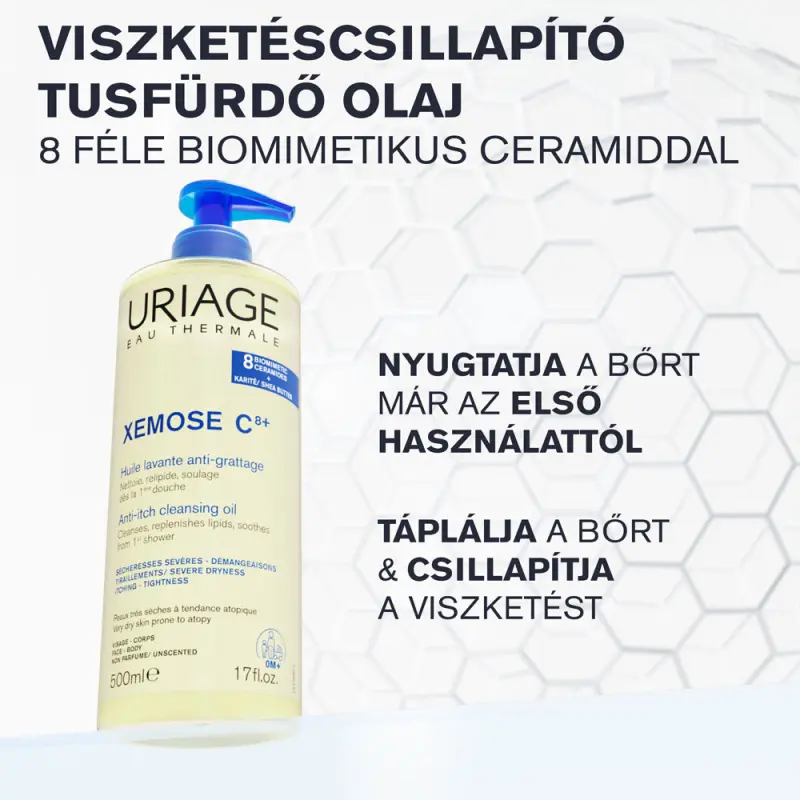 XÉMOSE C8+ Olajtusfürdő száraz bőrre 500 ml