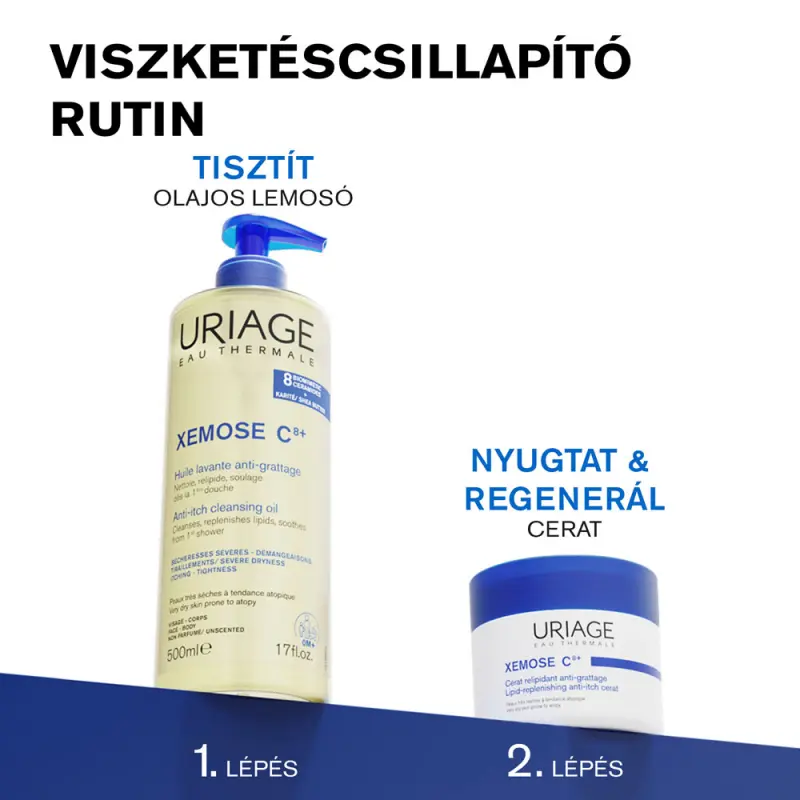 XÉMOSE C8+ Olajtusfürdő száraz bőrre 500 ml