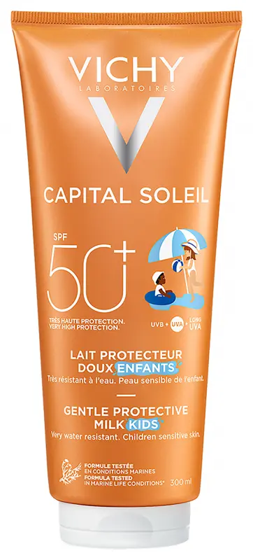 VICHY Capital Soleil Napvédő tej gyermekeknek SPF 50+ (300 ml)