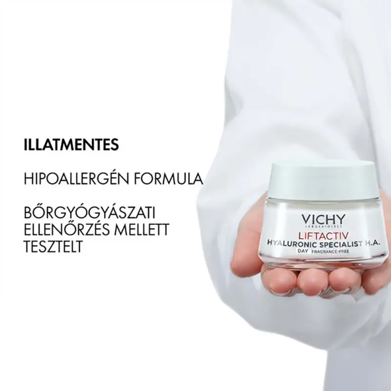 Liftactiv H.A. Ránctalanító, feszesítő arckrém - illatmentes 50 ml