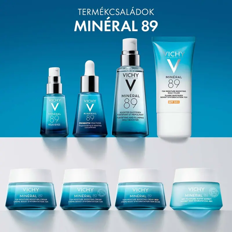 Minéral 89 Akár 100 órás hidratáló arckrém - gazdag állag 50 ml
