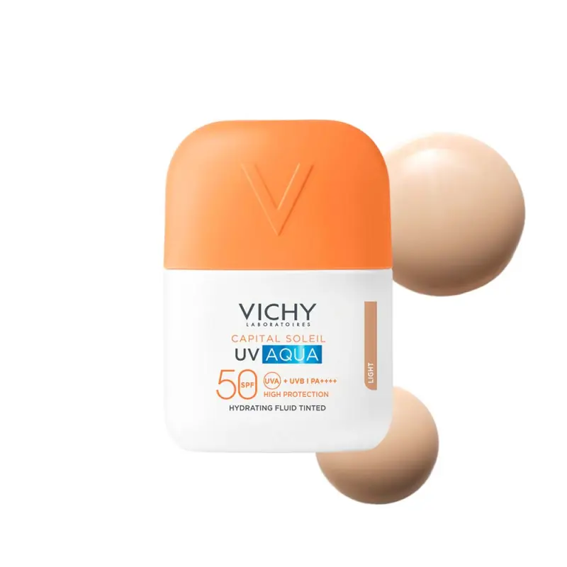 Capital Soleil UV AQUA Fluid SPF50 - Világos árnyalat 50 ml