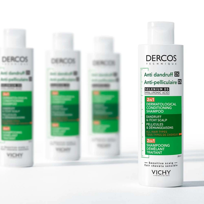 Dercos 2in1 sampon és balzsam korpásodás ellen 200 ml