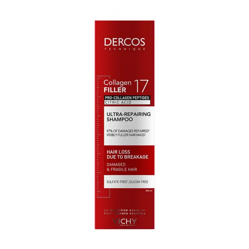 Dercos Collagen 17 Filler Ultra-Regeneráló sampon 200 ml
