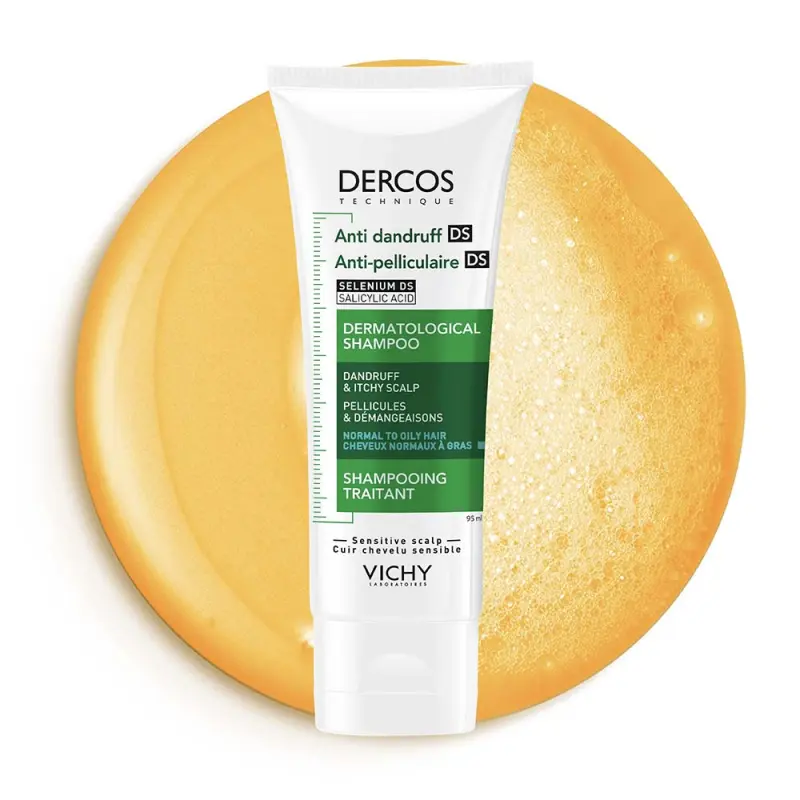 Dercos Korpásodás elleni sampon normál és zsíros hajra 95 ml