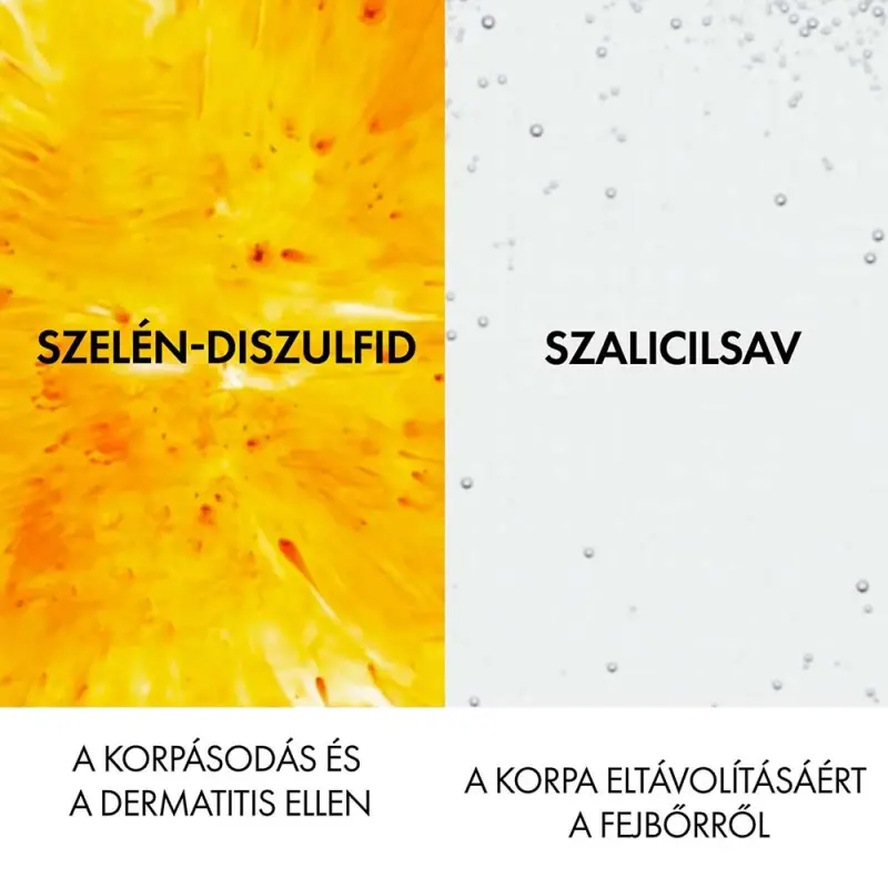 Dercos Korpásodás elleni sampon száraz hajra utántöltő 390 ml