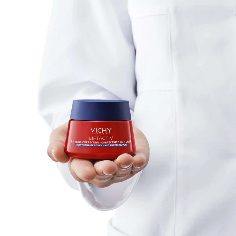 Liftactiv B3 Bőrtónus korrigáló éjszakai arckrém tiszta retinollal 50 ml