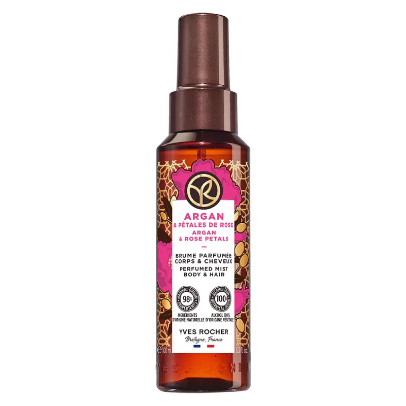 YVES ROCHER Bain De Nature Haj- és testpermet Argánolaj & Marokkói Rózsa 100 ml