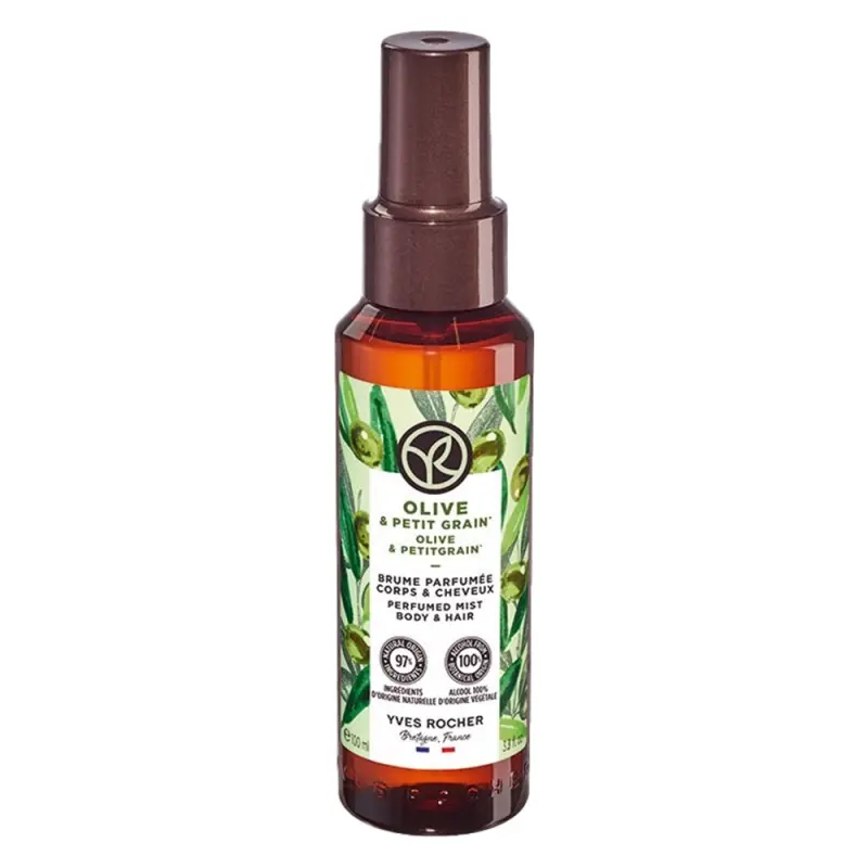 YVES ROCHER Bain De Nature Haj- és testpermet Olíva & keserűnarancs 100 ml