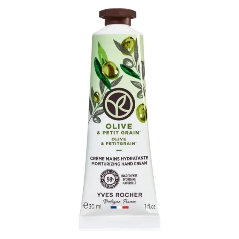 YVES ROCHER Bain De Nature Kézkrém Olíva & keserűnarancs 30 ml
