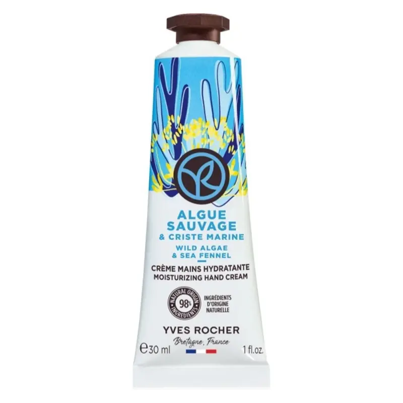 YVES ROCHER Bain De Nature Kézkrém Vad alga & tengeri édeskömény 30 ml