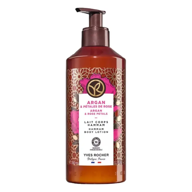 YVES ROCHER Bain De Nature Testápoló Argánolaj & Marokkói Rózsa 390 ml