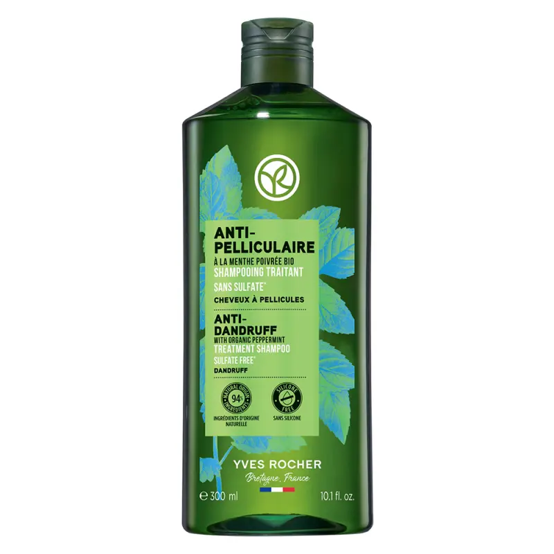YVES ROCHER Korpásodás elleni sampon bio borsmentával 300 ml