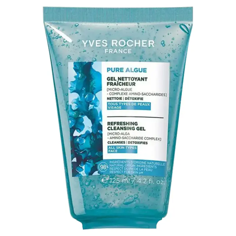 YVES ROCHER Pure Algue Frissítő arctisztító zselé 125 ml