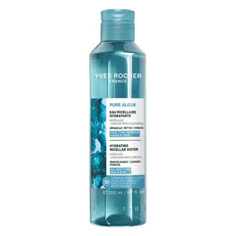 YVES ROCHER Pure Algue Hidratáló micellás víz 200 ml YVES ROCHER Pure Algue Hidratáló micellás víz 200 ml