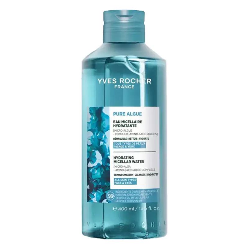 YVES ROCHER Pure Algue Hidratáló micellás víz 400 ml