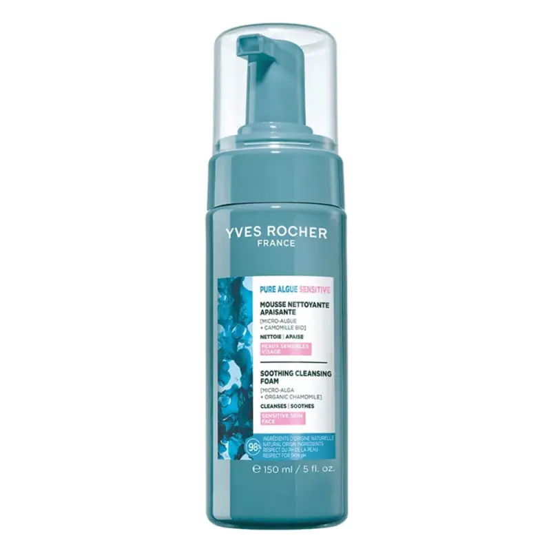 YVES ROCHER Pure Algue Oxigenizáló habos arclemosó 150 ml