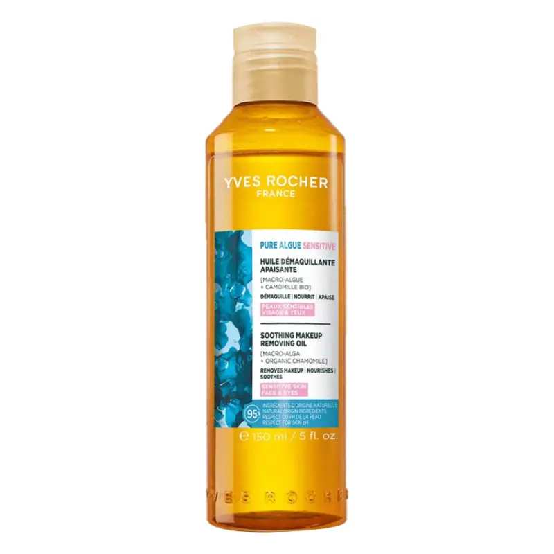 YVES ROCHER Pure Algue Sminklemosó olaj érzékeny bőrre 150 ml