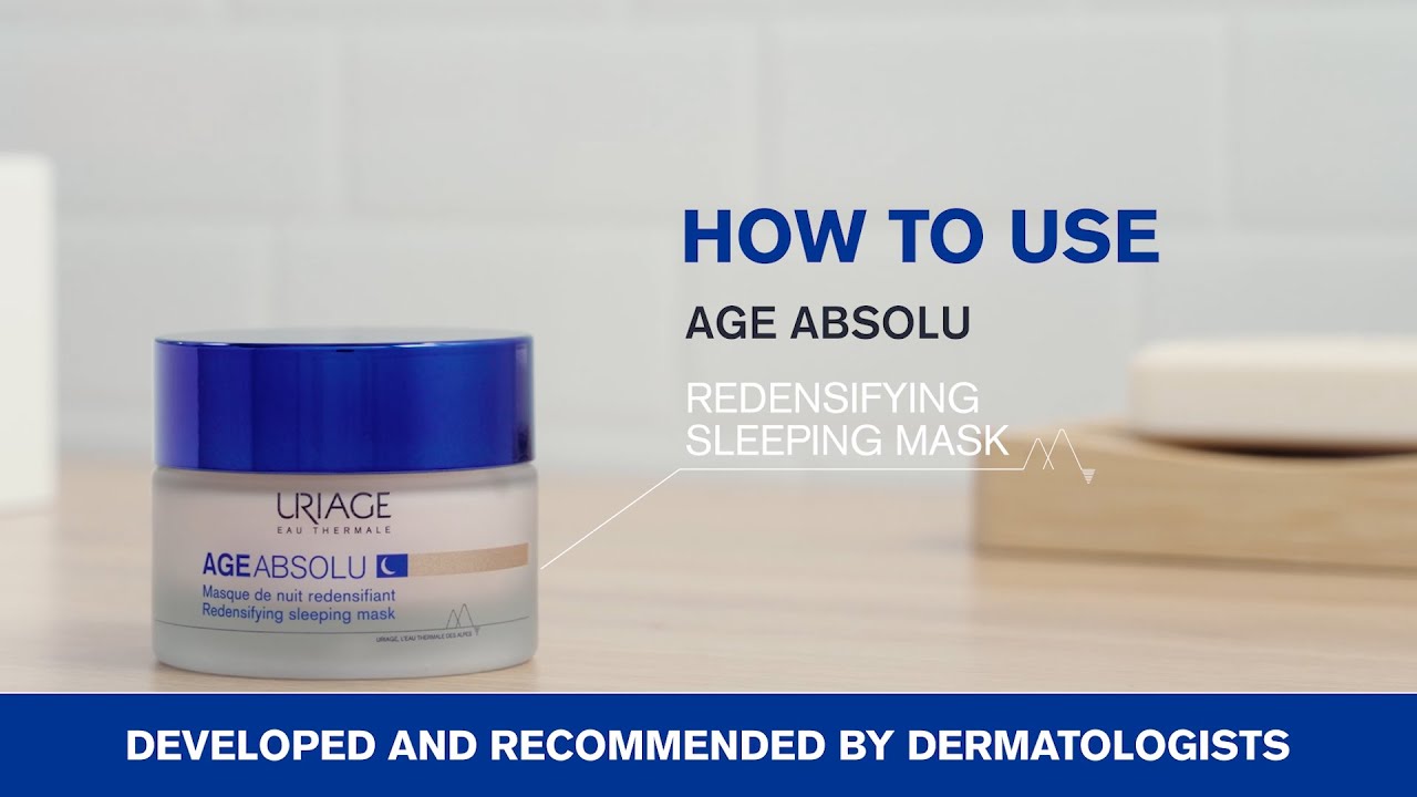 AGE ABSOLU Bőrtömörséget fokozó ránctalanító éjszakai krém maszk használata
