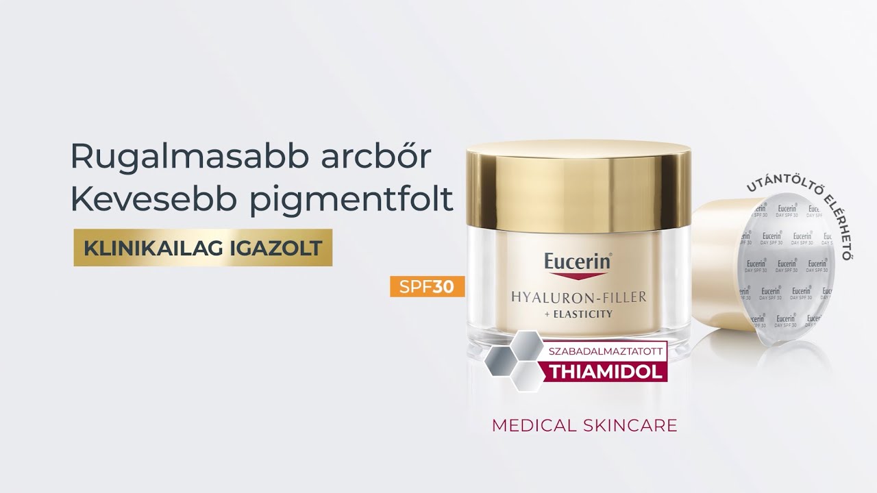 Hyaluron-Filler+Elasticity Bőrtömörséget Regeneráló Nappali Arckrém SPF30