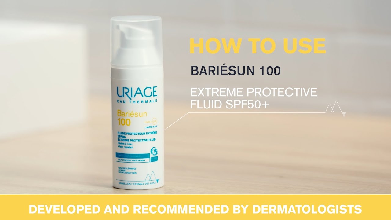 BARIÉSUN 100 Extra erős fényvédő fluid használata