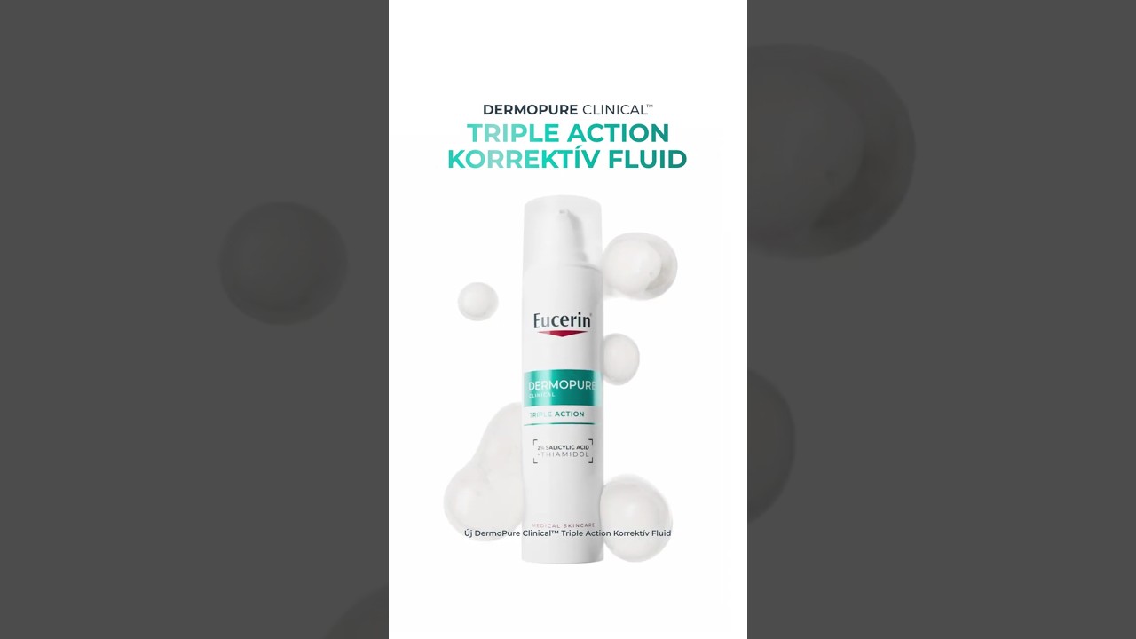DermoPure Clinical Triple Action - Korrektív Fluid: Magabiztosan az akne ellen
